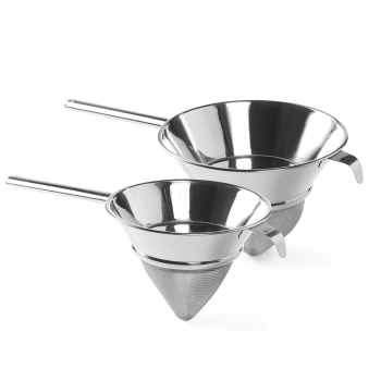  Sito chińskie stożkowe z gęstą siatką ze stali śr. 205mm - Hendi 647554 - zdj. dodatkowe 1