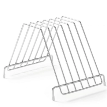 Stojak na deski do krojenia stal nierdzewna - 6 desek - Hendi 826201