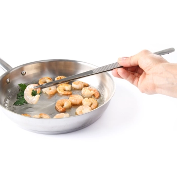  Pinceta pęseta gastronomiczna ze stali nierdzewnej 300 mm - Hendi 680018 - zdj. dodatkowe 1
