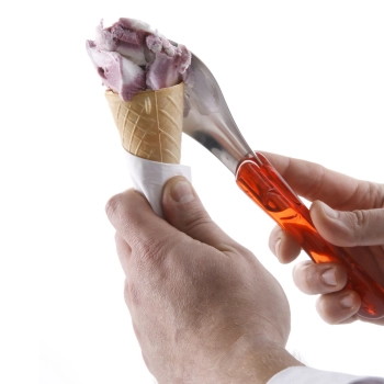  Szpatuła do lodów stalowa z uchwytem z tritanu czerwona - Hendi 755815 - zdj. dodatkowe 2