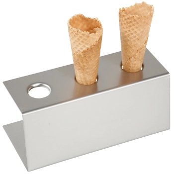  Stojak do lodów ze stali nierdzewnej na 3 wafle - Hendi 755730 - zdj. dodatkowe 1