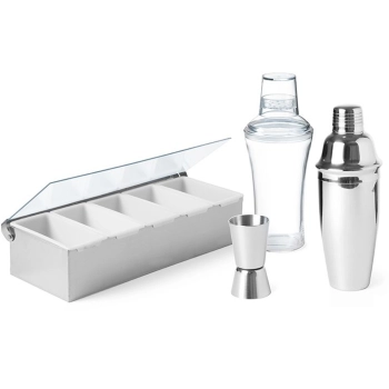  Pojemnik barmański na dodatki do drinków 5 wkładów stalowy - Hendi 552100 - zdj. dodatkowe 1