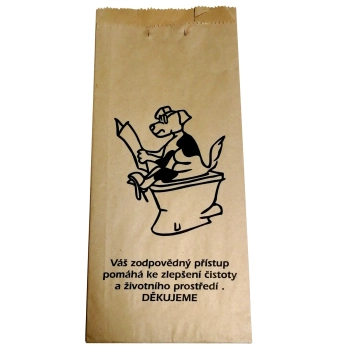  Torebki papierowe z łopatką kartonową na psie odchody FEDOG CZ 25szt. - zdj. dodatkowe 1