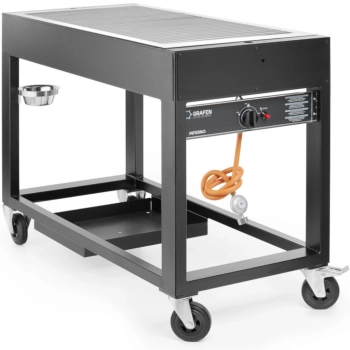  Mobilny grill gazowy Inferno ruszt 110 x 50cm 10kW - Hendi 700044 - zdj. dodatkowe 2