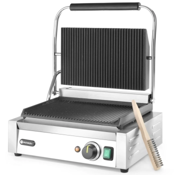  Kontakt grill kontaktowy PANINI ryflowany 2200W - Hendi 263655 - zdj. dodatkowe 1
