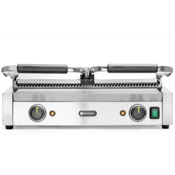  Kontakt grill kontaktowy ryflowany podwójny 3600W - Hendi 263709 - zdj. dodatkowe 3