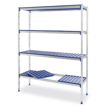  Regał magazynowy ażurowy do żywności szer. 128cm wys. 168.5cm - Hendi 812273 - zdj. dodatkowe 1