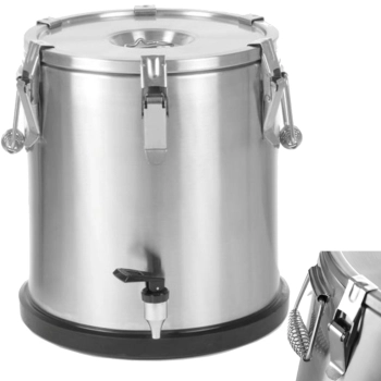  Pojemnik termiczny termos stalowy z kranem do transportu żywności 20L - Hendi 710227 - zdj. dodatkowe 1