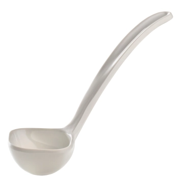 Chochelka do sosu z melaminy poj. 0.4L dł. 170mm biała - Hendi 563632