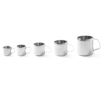  Dzbanek kubek do śmietanki mleka do kawy stalowy nierdzewny 150ml - Hendi 450406 - zdj. dodatkowe 1