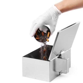 Pojemnik na popiół z podnoszoną pokrywką - Hendi 440506 - zdj. dodatkowe 1
