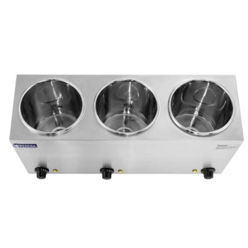  Bemar elektryczny podgrzewacz do zupy 450W 230V 3 x 3.8L - zdj. dodatkowe 4