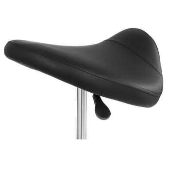  Stołek taboret hoker siodłowy mobilny na kółkach Physa SORANO czarny - zdj. dodatkowe 2