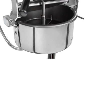  Profesjonalna wydajna maszyna do popcornu nastawna 230V 1.6kW czarna - zdj. dodatkowe 6