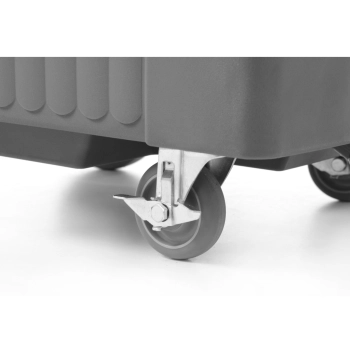  Pojemnik termoizolacyjny termos do transportu lodu mobilny na kółkach poj. 110L - zdj. dodatkowe 2