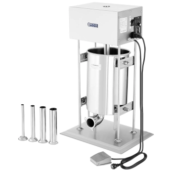  Napełniacz nadziewarka do kiełbasy elektryczna z silnikiem Royal Catering + 4 lejki 10L - zdj. dodatkowe 1