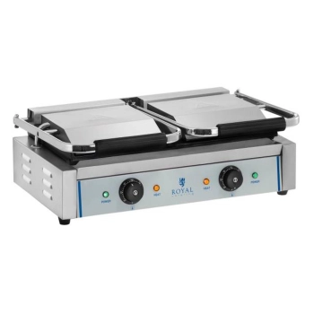 Kontakt grill kontaktowy dwustronny podwójny gładki 3600W 230V Royal Catering - zdj. dodatkowe 2
