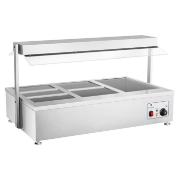  Suchy bemar podgrzewacz bez wody wolnostojący 6 x GN 150mm 55L Royal Catering - zdj. dodatkowe 6