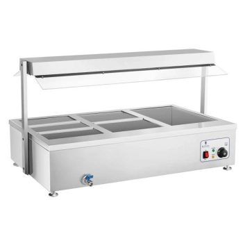  Bemar wodny podgrzewacz wolnostojący z kranem 6 x GN 150mm 55L Royal Catering - zdj. dodatkowe 3