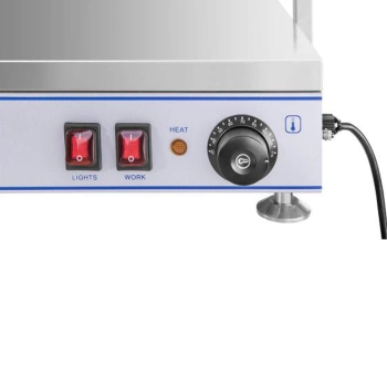  Elektryczna płyta taca grzewcza kompaktowa 3 lampy halogenowe 1550W 230V - zdj. dodatkowe 4