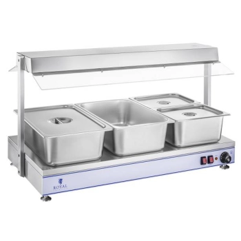  Elektryczna płyta taca grzewcza kompaktowa 4 lampy halogenowe 2000W 230V - zdj. dodatkowe 2