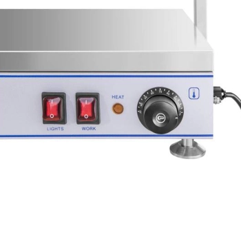  Elektryczna płyta taca grzewcza kompaktowa 4 lampy halogenowe 2000W 230V - zdj. dodatkowe 3