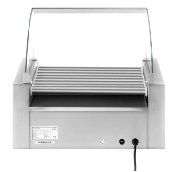  Roller grill rolkowy z osłoną i szufladą grzewczą do bułek 16 parówek HotDog 2200W 230V Royal Catering - zdj. dodatkowe 2