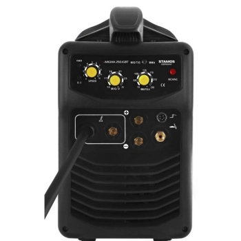  Spawarka półautomat spawalniczy migomat TIG MIG/MAG MMA 250A IGBT Stamos Germany + drut 5kg - zdj. dodatkowe 4