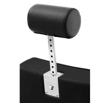  Profesjonalny fotel fryzjerski barberski z podnóżkiem obrotowy LUXURIA Physa czarny - zdj. dodatkowe 6