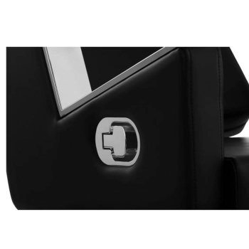  Profesjonalny fotel fryzjerski barberski z podnóżkiem obrotowy TURIN Physa czarny - zdj. dodatkowe 7