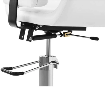  Profesjonalny fotel fryzjerski kosmetyczny obrotowy LIVORNO Physa biały - zdj. dodatkowe 6