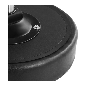  Taboret stołek hoker kosmetyczny obrotowy na kółkach Physa AVERSA czarny - zdj. dodatkowe 6