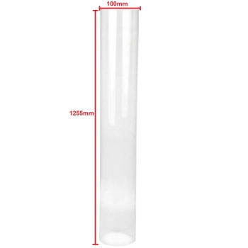  Tuba rura szklana do lampy gazowej grzejnika PIRAMIDA - zdj. dodatkowe 3