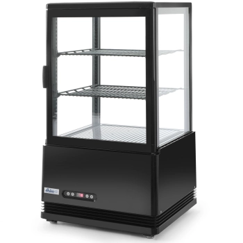  Witryna chłodnicza przeszklona nastawna 58L 2 półki czarna ARKTIC Hendi 233627 - zdj. dodatkowe 1