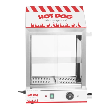  Podgrzewacz witryna grzewcza do 200 hot dogów parówek 50 bułek 2000W Royal Catering RCHW 2000 - zdj. dodatkowe 2