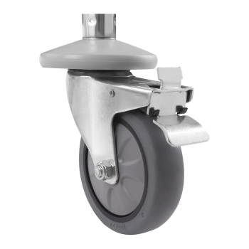  Wózek kelnerski 3-półkowy do 150 kg Stal nierdzewna RCSW-6.2 - zdj. dodatkowe 4