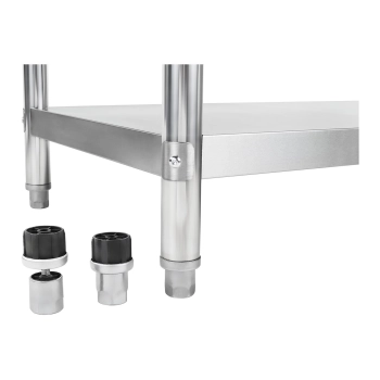  Stół blat do kuchni przyścienny z rantem stalowy nierdzewny 100x60cm - zdj. dodatkowe 4