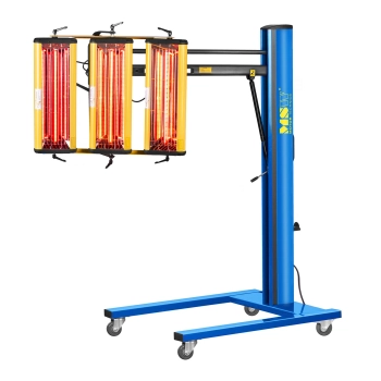  Promiennik ciepła podczerwieni lakierniczy do suszenia farb na statywie 3300W - zdj. dodatkowe 5