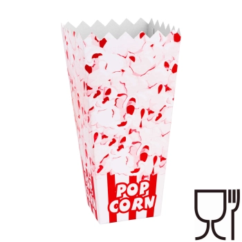  Pudełko kartonik na PopCorn 7x22x10.5cm DUŻY 1.7L 100szt. - zdj. dodatkowe 1