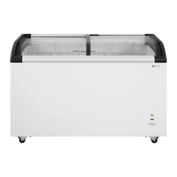  Zamrażarka skrzyniowa sklepowa handlowa z zamkiem i przeszkloną górą do -25deg;C 355L - zdj. dodatkowe 2