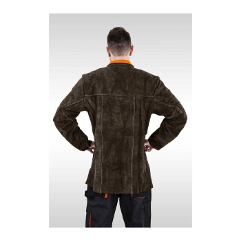  Wytrzymała kurtka spawalnicza ochronna skórzana rozmiar L - zdj. dodatkowe 3