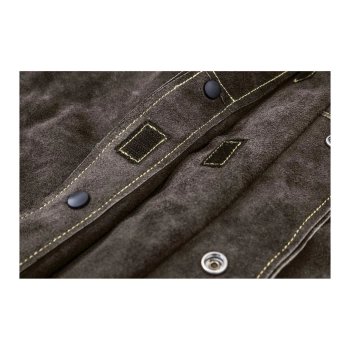  Wytrzymała kurtka spawalnicza ochronna skórzana rozmiar XXL - zdj. dodatkowe 6