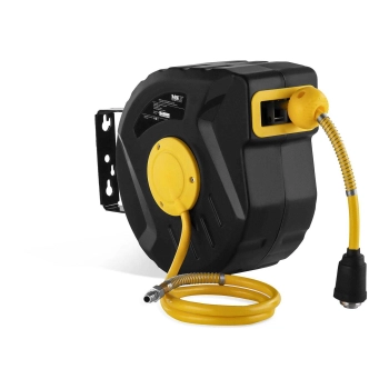  Zwijacz automatyczny bęben naścienny z wężem pneumatycznym do sprężarki przyłącze 1/4#8221; dł. 11m - zdj. dodatkowe 1