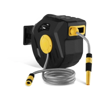  Zwijacz bęben naścienny z wężem ogrodowym przyłącze 3/4#8221; dł. 22m - zdj. dodatkowe 1