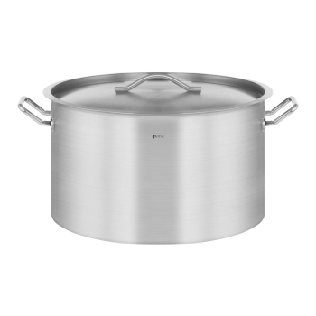  Garnek gastronomiczny z pokrywką stalowy nierdzewny do kuchenki indukcyjnej 58 L - zdj. dodatkowe 1