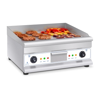  Grill płyta grillowa elektryczna gładka 300deg;C 60 cm 2 x 3200W - zdj. dodatkowe 1