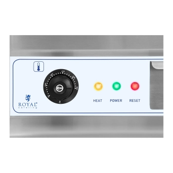  Grill płyta grillowa elektryczna gładka 300deg;C 60 cm 2 x 3200W - zdj. dodatkowe 4