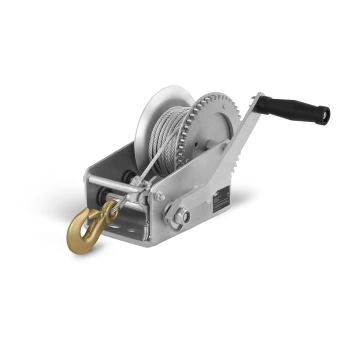  Ręczna manualna wyciągarka korbowa z zapadką 10 m do 2800 kg MSW - zdj. dodatkowe 1