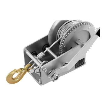  Ręczna manualna wyciągarka korbowa z zapadką 10 m do 2800 kg MSW - zdj. dodatkowe 3