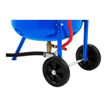  Mobilna piaskarka maszyna do piaskowania syfonowa na kółkach 79 L MSW - zdj. dodatkowe 2